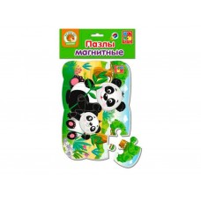 Пазлы на магните А5 Пандочка, Vladi Toys VT3205-80
