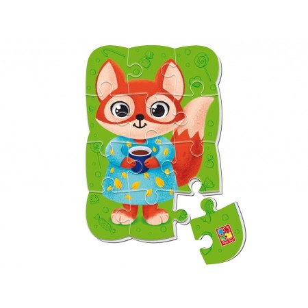 Пазлы мягкие магнитные А5, Малыш сможет Лиса, Vladi Toys VT3205-92 Пазлы мягкие магнитные А5, Малыш сможет Лиса, Vladi Toys VT3205-92