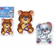 Магнитные беби пазлы Малыш сможет Лесные жители, Vladi Toys VT3208-17