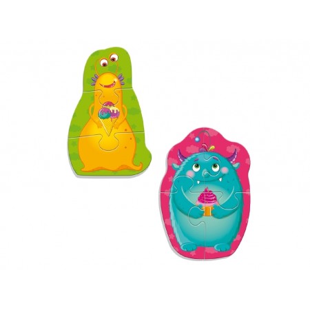 Магнитные беби пазлы Малыш сможет Монстрики, Vladi Toys VT3208-31