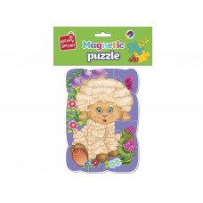 Магнитные пазлы А5 Малыш сможет Овечка, Vladi Toys VT3301-02