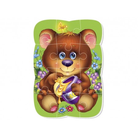 Магнитные пазлы А5 Малыш сможет Медвежонок, Vladi Toys VT3301-04 Магнитные пазлы А5 Малыш сможет Медвежонок, Vladi Toys VT3301-04
