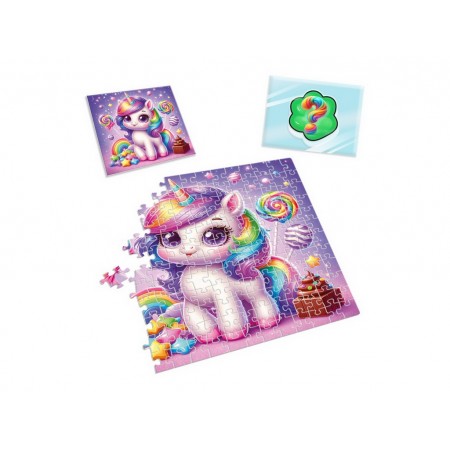Гра розвиваюча пазли та сквіш-сюрприз Едіноріжка2, Vladi Toys VT8030-02