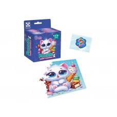 Игра развивающая пазлы и сквиш-сюрприз Белый котик, Vladi Toys VT8030-03