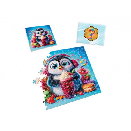 Гра розвиваюча пазли та сквіш-сюрприз Пінгвінчик, Vladi Toys VT8030-06