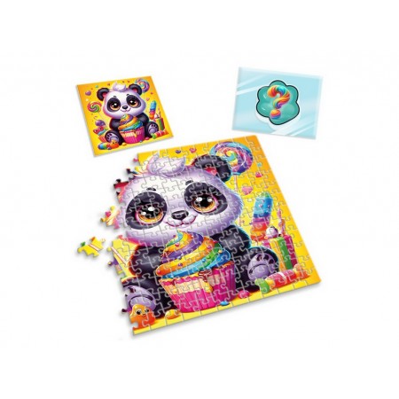 Игра развивающая пазлы и сквиш-сюрприз Панда, Vladi Toys VT8030-08 Игра развивающая пазлы и сквиш-сюрприз Панда, Vladi Toys VT8030-08