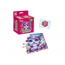 Игра развивающая пазлы и сквиш-сюрприз Цветной котенок, Vladi Toys VT8030-12