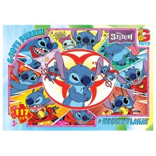 Пазлы картонные Stitch, 70 элементов, G-Toys SC617