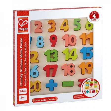 Деревянный пазл Hape Цифры E1550