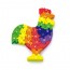 Деревянный пазл Viga Toys Петушок по буквам 55244N