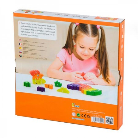 Деревянный пазл Viga Toys Петушок по буквам 55244N Деревянный пазл Viga Toys Петушок по буквам 55244N
