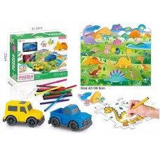 Детский пазл BabyToys 7077-103 разные цвета от 3 лет