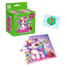 Пазл детский Vladi Toys Единорожка 180 элементов со сквішем
