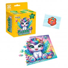 Пазл развивающий Vladi Toys Единорожка 180 элементов со сквишем