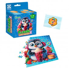 Развивающий пазл Vladi Toys VT8030-06 Пингвинёнок 180 элементов со сквишем
