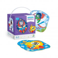 Пазл Транспорт Dodo 2-3-4 елемента для дітей від 3 років