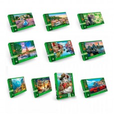 Пазл 1000 элементов Danko Toys C1000-12, микс видов