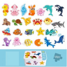 Пазл детский BabyToys C 77131 разные цвета от 3 лет