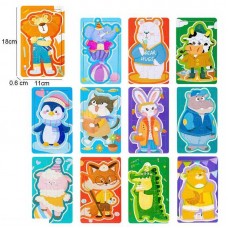 Пазлы BabyToys D377 разные виды для детей от 3 лет