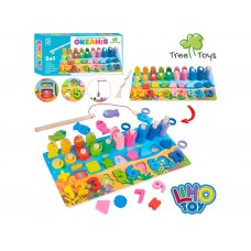 Деревянная игрушка Центр развивающий рыбалка Tree Toys MD 1926