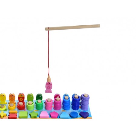 Деревянная игрушка Центр развивающий рыбалка Tree Toys MD 1926 Деревянная игрушка Центр развивающий рыбалка Tree Toys MD 1926