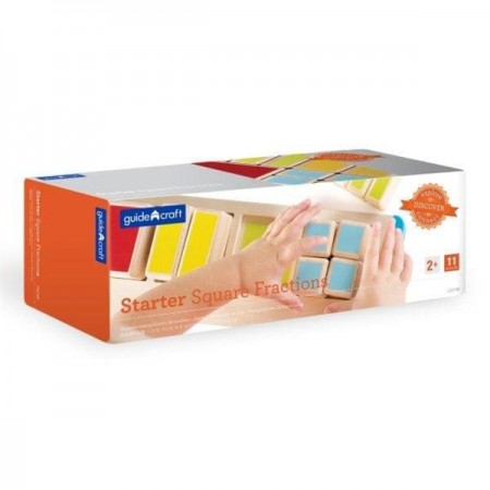 Деревянный пазл-сортер Guidecraft Manipulatives Части квадрата G6748 Деревянный пазл-сортер Guidecraft Manipulatives Части квадрата G6748