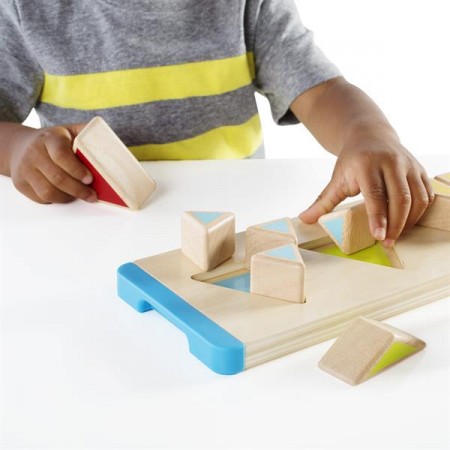 Деревянный пазл-сортер Guidecraft Manipulatives Части треугольника G6745