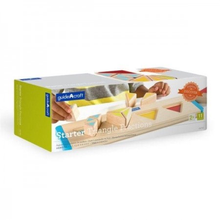 Деревянный пазл-сортер Guidecraft Manipulatives Части треугольника G6745
