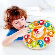 Деревянный пазл-сортер Hape Часы E1622 