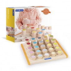 Деревянный сортер Guidecraft Manipulatives Цветные цилиндры G6734 Деревянный сортер Guidecraft Manipulatives Цветные цилиндры G6734