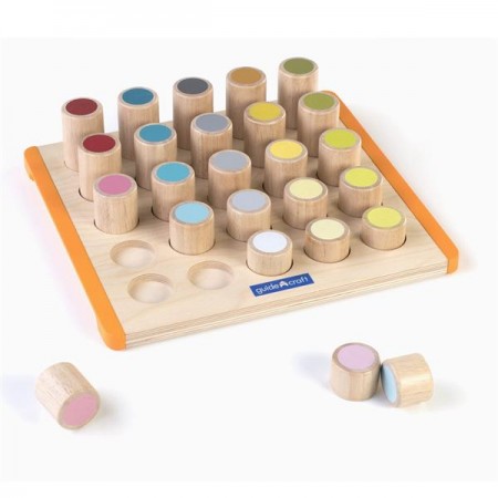 Дерев'яний сортер Guidecraft Manipulatives Кольорові циліндри G6734