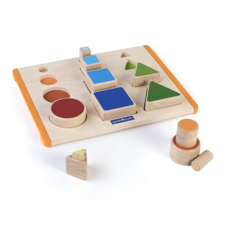 Дерев'яний сортер Guidecraft Manipulatives Фігури і розміри G6737