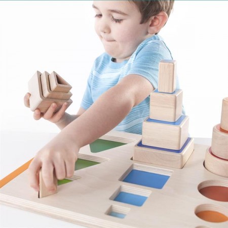 Дерев'яний сортер Guidecraft Manipulatives Фігури і розміри G6737
