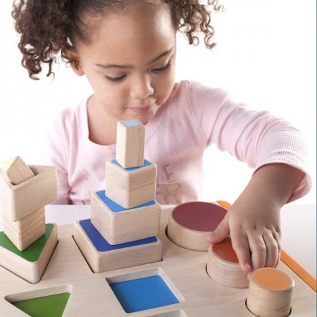 Дерев'яний сортер Guidecraft Manipulatives Фігури і розміри G6737