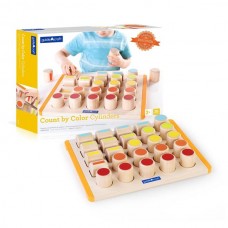 Деревянный сортер Guidecraft Manipulatives Счетные цилиндры G6902 