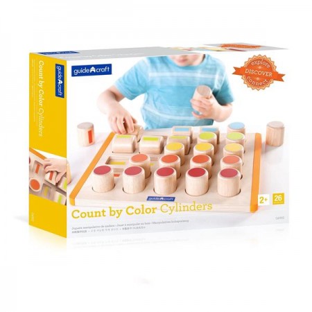 Дерев'яний сортер Guidecraft Manipulatives Рахункові циліндри G6902