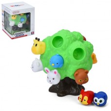 Деревянный сортер BabyToys с животными и цифрами 17см