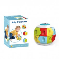 Развивающий куб-сортер BabyToys 6698 с пазлами и логикой Развивающий куб-сортер BabyToys 6698 с пазлами и логикой