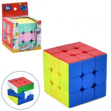 Головоломка кубик BabyToys 811-822 3х3 разноцветный