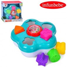 Цветок-сортер BabyToys PL2051, 21см, 5 фигур