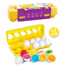 Игра XS0428 яйца-пазлы 12шт, 2 вида, лоток, в карт.обвертке, 26,5-10-6,5см Игра XS0428 яйца-пазлы 12шт, 2 вида, лоток, в карт.обвертке, 26,5-10-6,5см