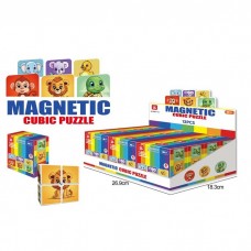 Магнитные кубики-пазлы BabyToys XS977-172 животные 12шт Магнитные кубики-пазлы BabyToys XS977-172 животные 12шт