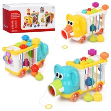 Каталка слон на колесах BabyToys YL1303 с сортером 31,5см