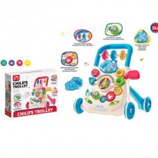 Детская каталка-ходунки BabyToys 1688-160 с бизибордом и музыкой