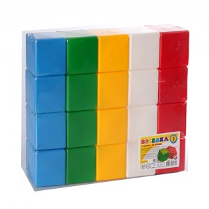 Кубики пластмасовые (20 элементов) ТехноК 1707