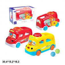 Іграшковий автобус BabyToys QX-91216E з музикою та світлом
