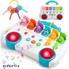 Сортер с ключиками BabyToys Логика 032 животные музыка свет