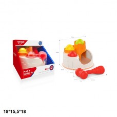 Детская игрушка замок логика HE0282 с молоточком