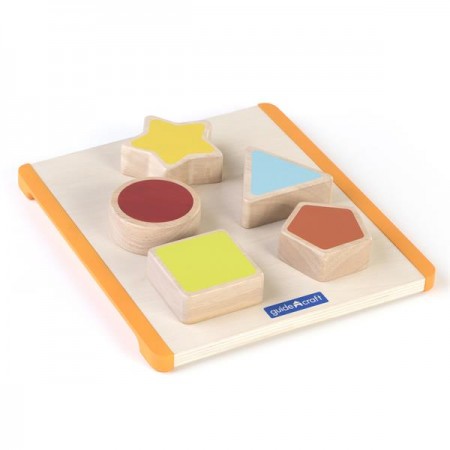 Рамка-вкладиш Guidecraft Manipulatives Фігури G6733 Рамка-вкладиш Guidecraft Manipulatives Фігури G6733