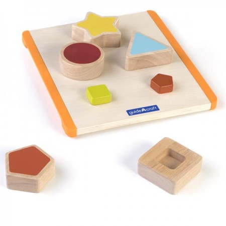 Рамка-вкладиш Guidecraft Manipulatives Фігури G6733 Рамка-вкладиш Guidecraft Manipulatives Фігури G6733